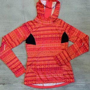 Mondetta | Coral Pink Long Sleeve Athletic Hoodie | Medium